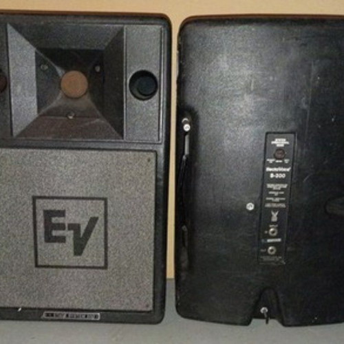 Electro-Voice S200 speakers used, set of 3, woofer not original