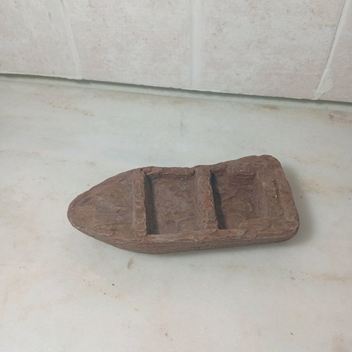 Miniature boat used handmade decorative