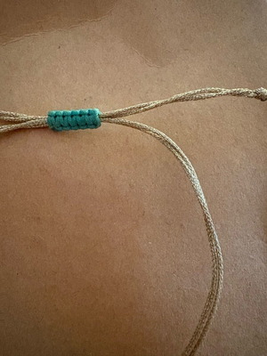 Bracelet from Mykonos handmade, new, turquoise