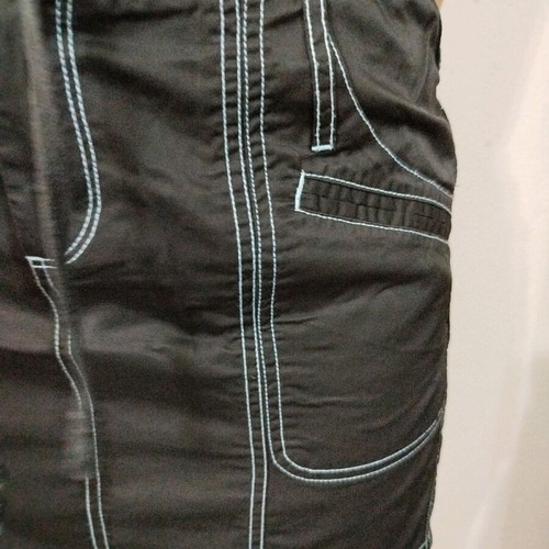 Full Circle mini skirt new, size S, black with turquoise