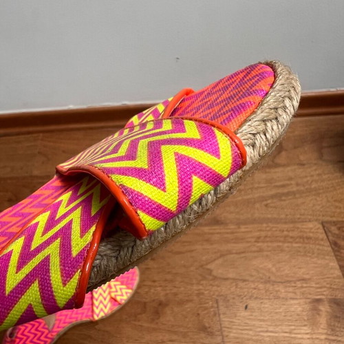 Women's fabric crisscross sandals like new, ASOS size 38