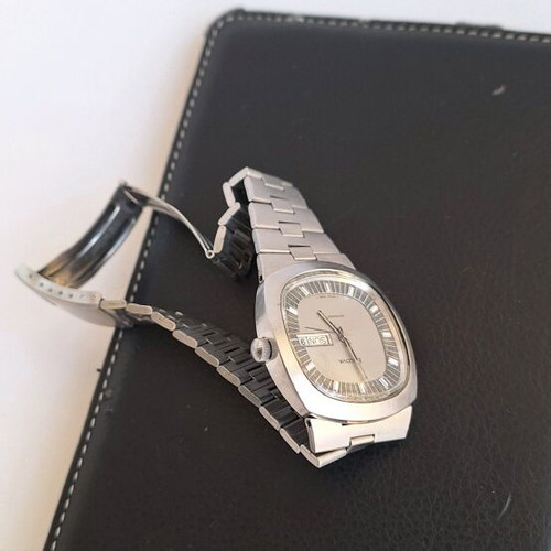 Bulova 7366 automatic vintage watch used, stainless steel case