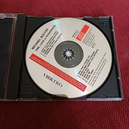 Michael Bolton Time, Love & Tenderness CD like new, pop