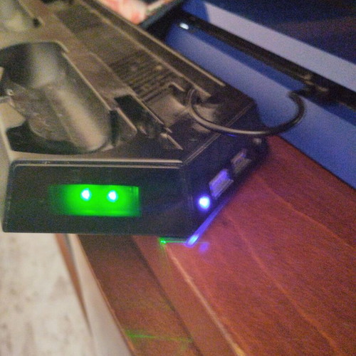 Charging Station and Stand for PS4 Slim Controllers used