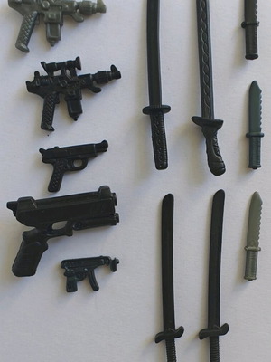 Gijoe Weapons Pack 12 Pieces Accessories New
