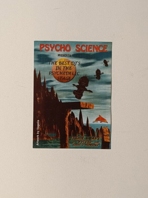 Rare electronic music flyers set, like new