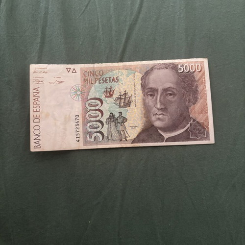 5000 Pesetas banknote