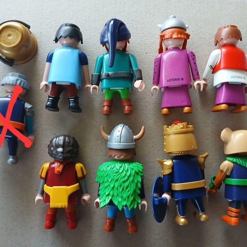 Playmobil νάνοι μεταχειρισμένοι, 8 φιγούρες