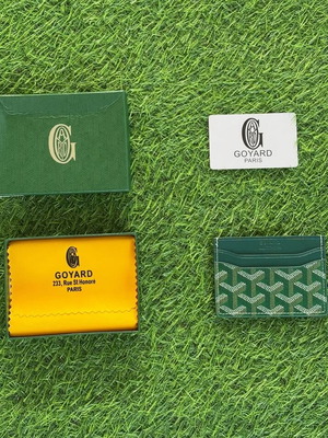 Goyard Saint Sulpice Card Holder πράσινο, σαν καινούργιο