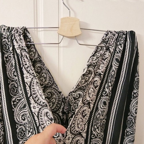 Peacocks summer dress like new, black and grey, size XXXL