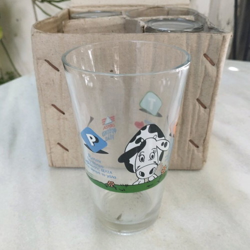 Delta vintage promotional glasses set of 4 new