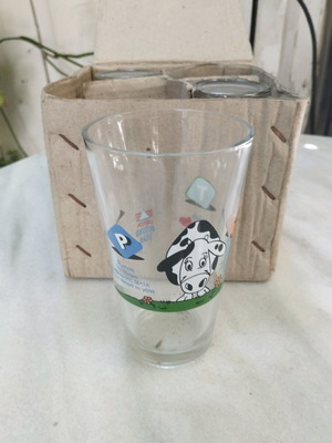 Delta vintage promotional glasses set of 4 new