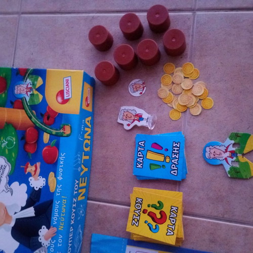 The Super Quiz of Newton used educational board game