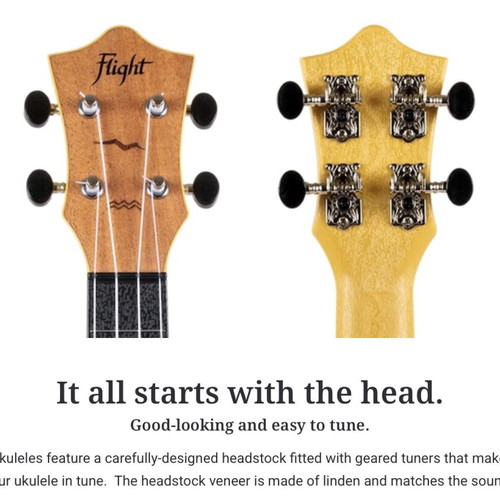Flight TUC-53 MAH Concert Travel Ukulele like new with case