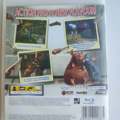 Ratatouille Ratatouis PS3 Disney Pixar like new