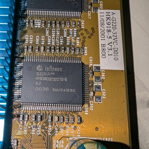 GeForce 2Ti 32 MB AGP used graphics card (Retro)