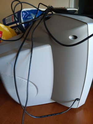 Continental small TV used with remote control