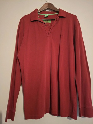 Boss men's sweatshirt used, red, size L
