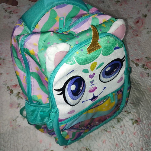 Primary school backpack with cooler and pencil case, like new