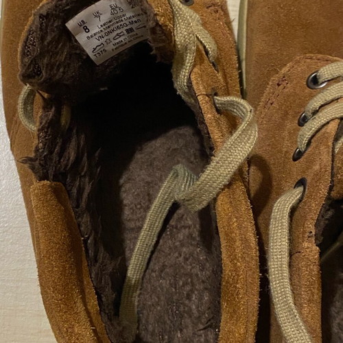 Vans men's shoes brown like new, size 40.5