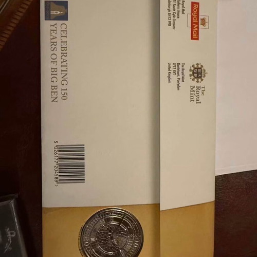 Big Ben Commemorative Medal Cover by Royal Mail and Royal Mint new