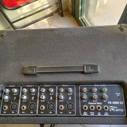 The t.amp PA 4080 KB console amplifier like new with 5GB Korg sound sets