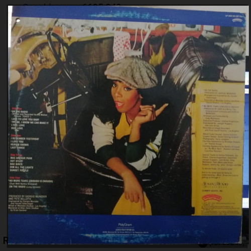 Donna Summer On The Radio Greatest Hits Volumes I & II vinyl 2x LP used