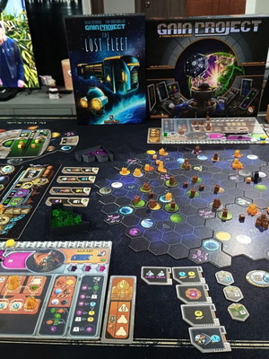 Gaia Project 3D printed insert for board game with Lost Fleet expansion