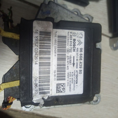Airbag module Peugeot 207 used, 9666843980