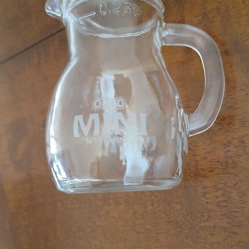 Mini Mytilinis Ouzo Glass Pitcher 0.25 lt like new