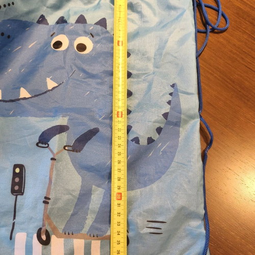 Children's travel set like new, 3 pieces, blue