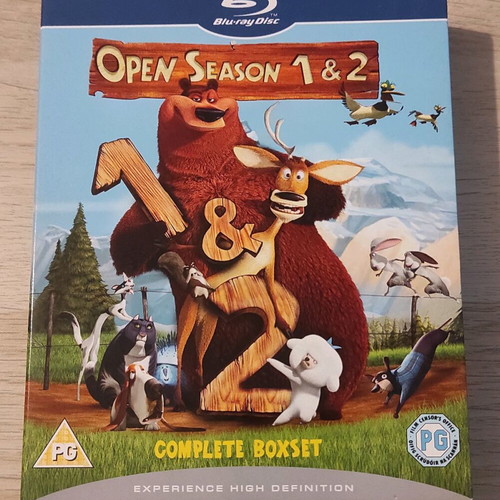 Open Season 1 & 2 The Heroes of the Forest Blu-ray like new without Greek subtitles