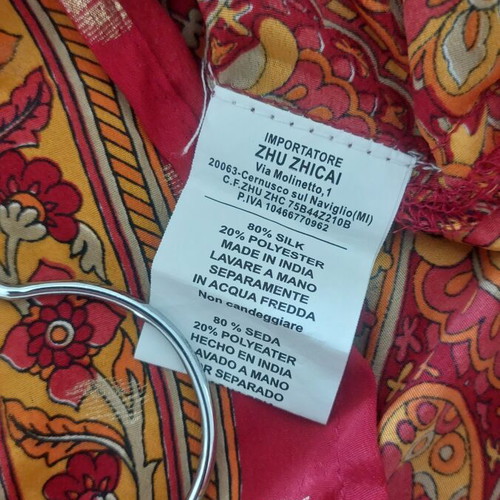 Bohoo Fashion Kaftan like new, 80% silk, paisley pattern