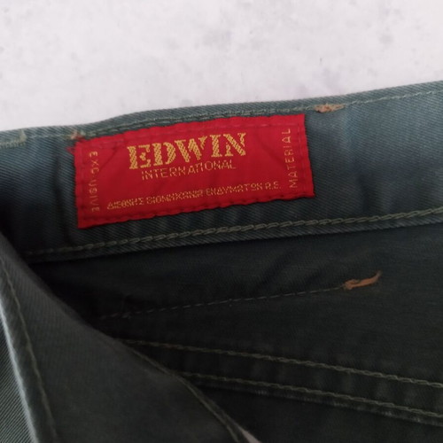 Vintage Edwin pants green like new, size L