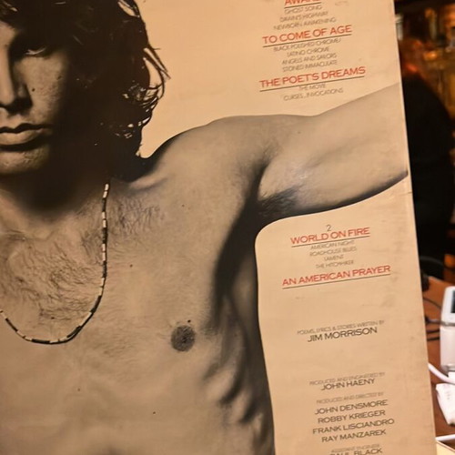 Jim Morrison The Doors An American Prayer LP used 1978