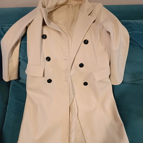 Women's coat like new, one size, beige