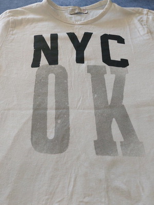 Zara kids shirt used, 134 cm, white