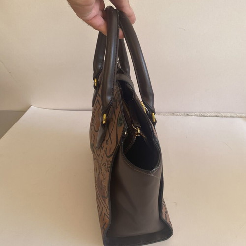 KEM women's handbag used, black and brown