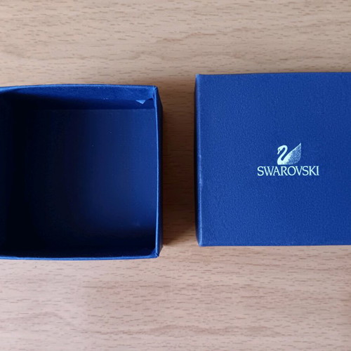Swarovski jewelry box new, blue