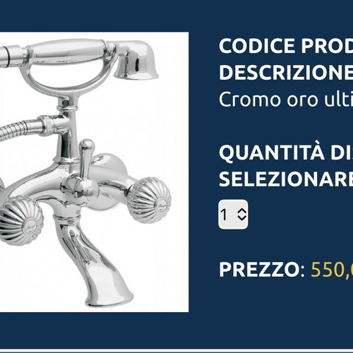 California chrome bathtub faucet