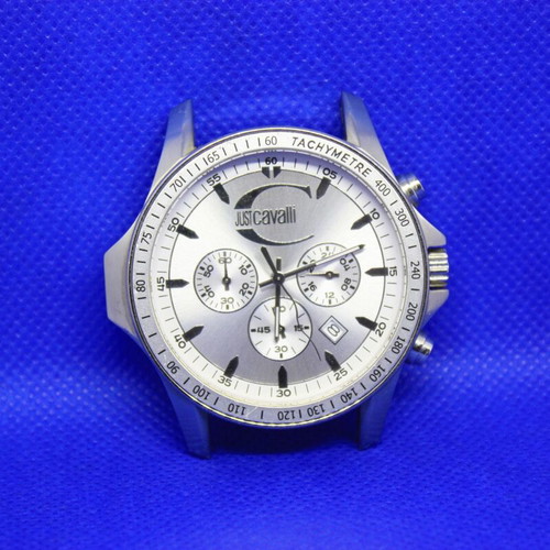 Just Cavalli wristwatch used, stainless steel, water resistant 5 ATM