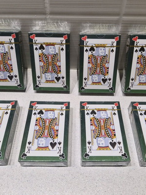 Playing card set new, pack of 8