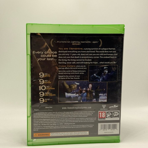 The Walking Dead Season Two Xbox One used action adventure game