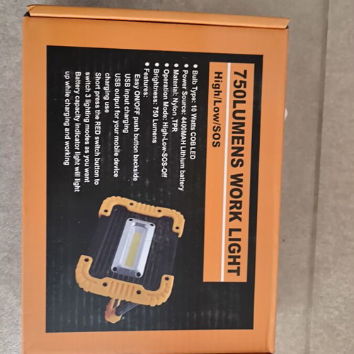 Work light with LED light like new