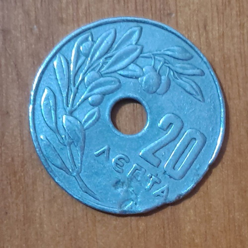 Cypriot pounds like new, 5 cents 1998 and 20 cents 1996