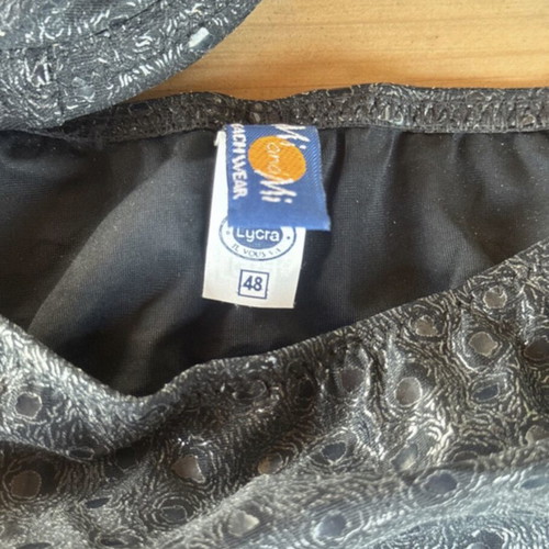 Beachwear Mi and Mi used, size 48 black