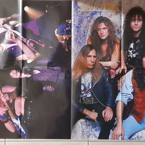 Metal Hammer poster used with Slaughter, Mr. Big, Extreme