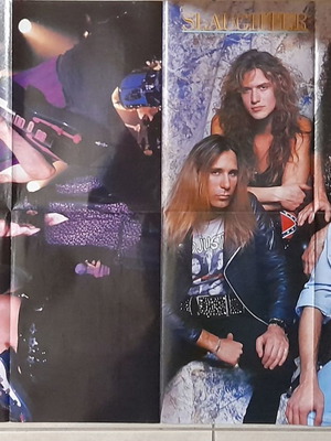 Αφίσα Metal Hammer μεταχειρισμένη με Slaughter, Mr. Big, Extreme