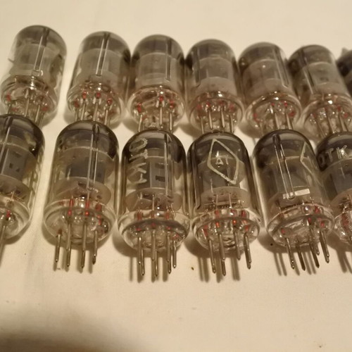 6J1P-EV 7-Pin Vacuum Tubes used, pack of 13