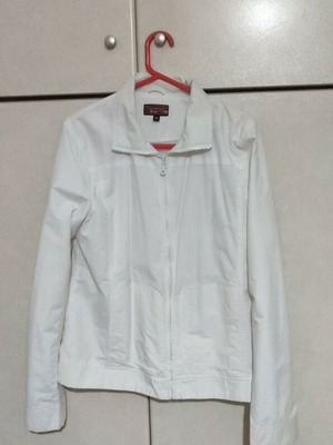 Women's Windbreaker Jacket Size M New, White